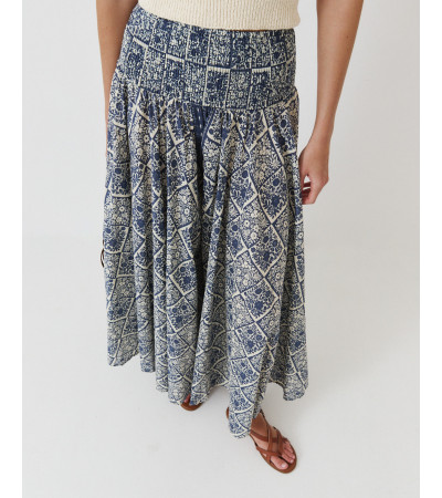 PANTALÓN PALAZZO ESTAMPADO ALGODÓN | MULAYA