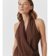 TOP ESCOTE CRUZADO BROCHE LATERAL MANGA SISA | MULAYA