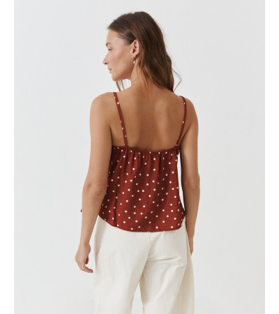 TOP TIRANTES FINOS ESTAMPADO PUNTOS | MULAYA