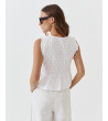 TOP NIDO ABEJA PEPLUM BORDADO MINI VOLANTES | MULAYA
