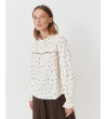 BLUSA NIDO ABEJA MINI VOLANTES MANGA LARGA PUÑOS | MULAYA