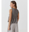 TOP NIDO ABEJA PEPLUM MINI VOLANTES BOTONES | MULAYA