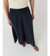 PANTALÓN PALAZZO LINO NIDO DE ABEJA | MULAYA