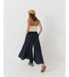 PANTALÓN PALAZZO LINO NIDO DE ABEJA | MULAYA