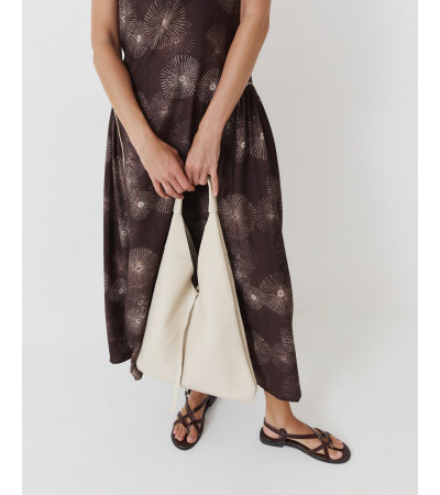VESTIDO MIDI ESTAMPADO GEOMÉTRICO