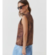 BLUSA CUELLO MAO JACQUARD FLORES ORIENTAL | MULAYA