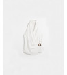 TOP ESCOTE CRUZADO BROCHE LATERAL MANGA SISA | MULAYA