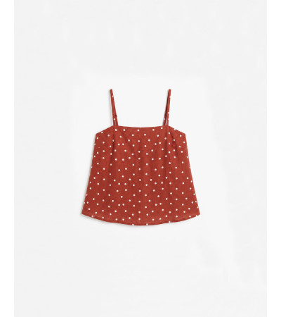 TOP TIRANTES FINOS ESTAMPADO PUNTOS | MULAYA