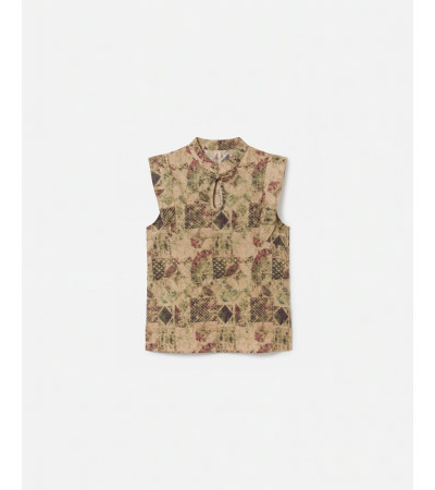 TOP MAO ESTAMPADO GOTA AGUA VOLANTE ABERTURA | MULAYA