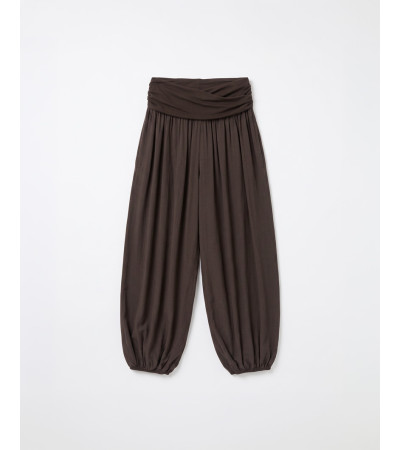 PANTALÓN BOMBACHO CINTURA ANCHA VISCOSA | MULAYA