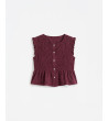 TOP NIDO ABEJA PEPLUM BORDADO MINI VOLANTES | MULAYA