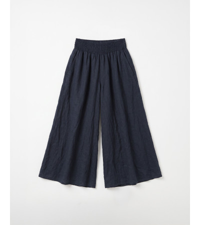 PANTALÓN PALAZZO LINO NIDO DE ABEJA | MULAYA