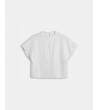 BLUSA DE LINO CON ENCAJE Y VOLANTES | MULAYA
