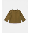 BLUSA MANGA LARGA CON FLECOS EN CUELLO | MULAYA