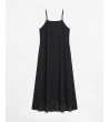 VESTIDO LARGO ESCOTE CUADRADO TIRANTES FORRO | MULAYA
