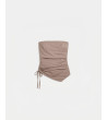 TOP BANDEAU FRUNCIDO CREMALLERA | MULAYA