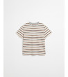CAMISETA RAYAS MANGA CORTA ALGODÓN BICOLOR | MULAYA