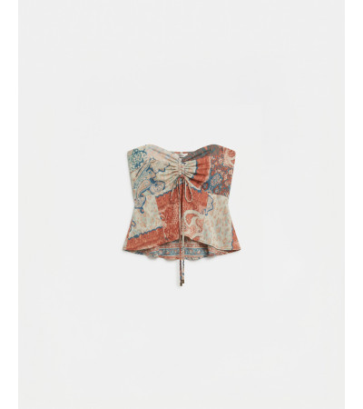 TOP ESTAMPADO PAISLEY PALABRA DE HONOR | MULAYA