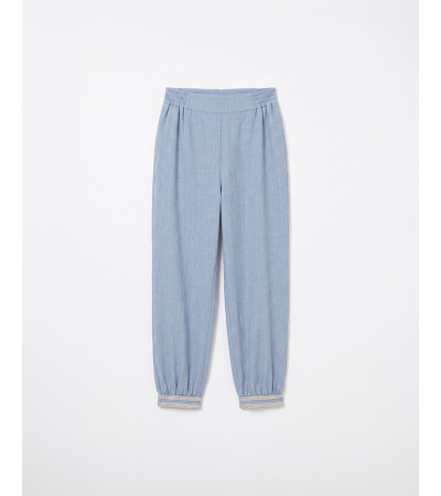 PANTALÓN BOMBACHO CON DETALLE DE BRILLOS | MULAYA