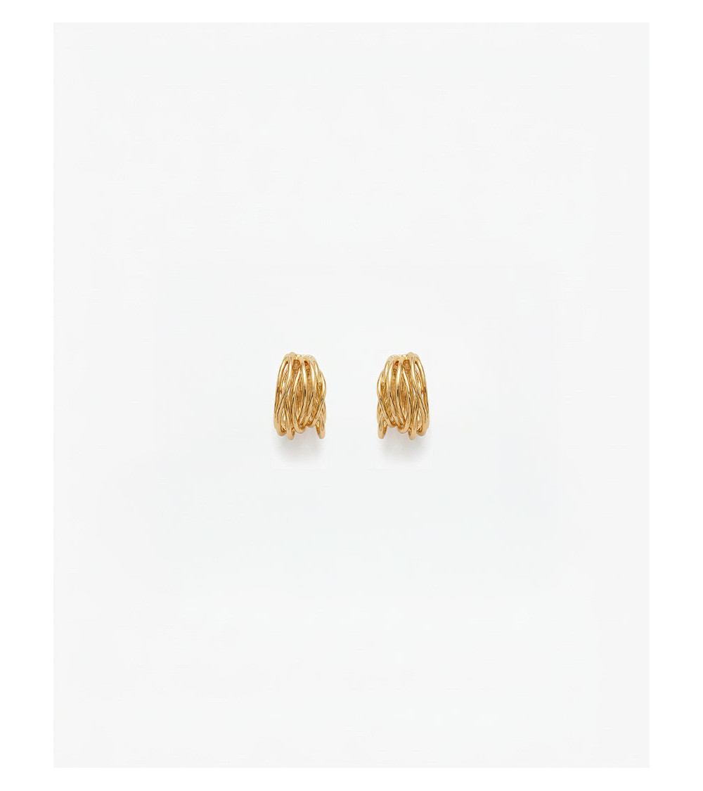 PENDIENTES ARO DORADOS