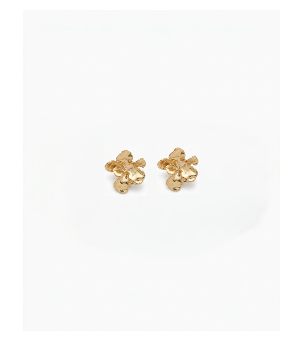 PENDIENTES FLOR ACERO