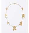 Collar Largo de Acero con Múltiples Flores | MULAYA