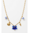 COLLAR DE ACERO CON CHARMS MARINOS Y CRISTAL | MULAYA