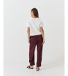 PANTALÓN JOGGER DE VESTIR RAYAS CON PUÑO BOTÓN | MULAYA