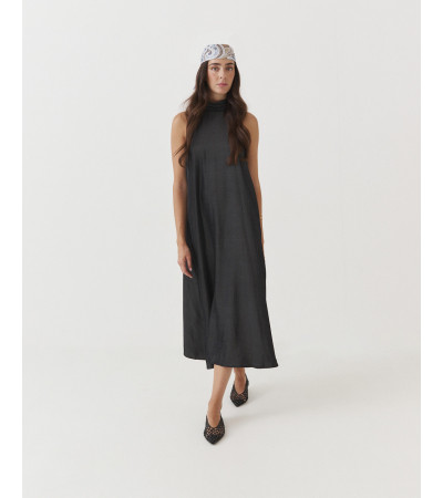 Vestido Halter Largo con Espalda Abierta para Mujer | MULAYA