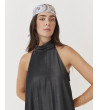 Vestido Halter Largo con Espalda Abierta para Mujer | MULAYA