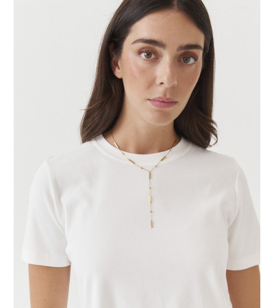 Collar Dorado Minimalista de Cadena Fina para Mujer | MULAYA
