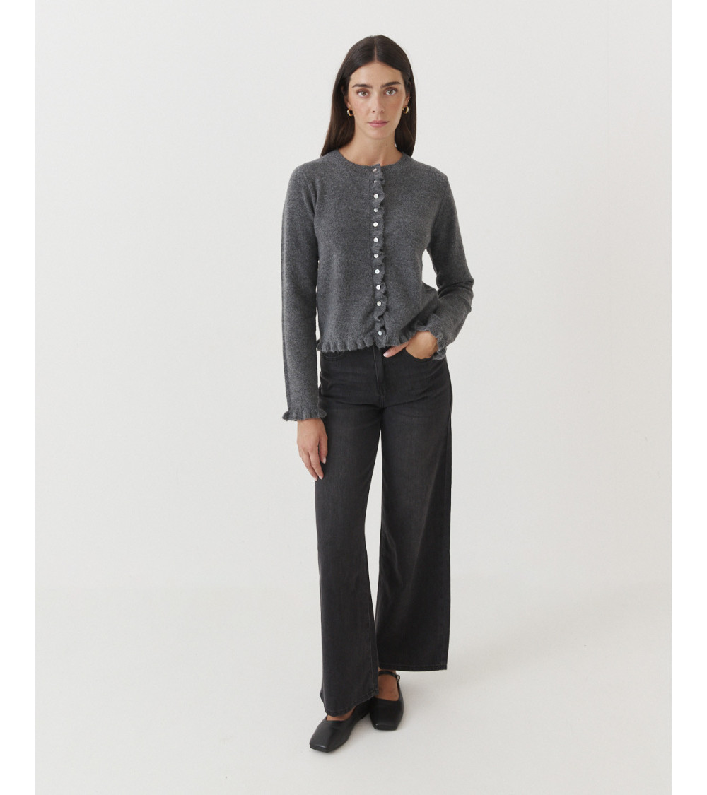 CARDIGAN PUNTO VOLANTES