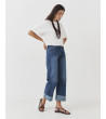 JEANS STRAIGHT CON FAJA INTERNA