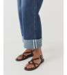 JEANS STRAIGHT CON FAJA INTERNA