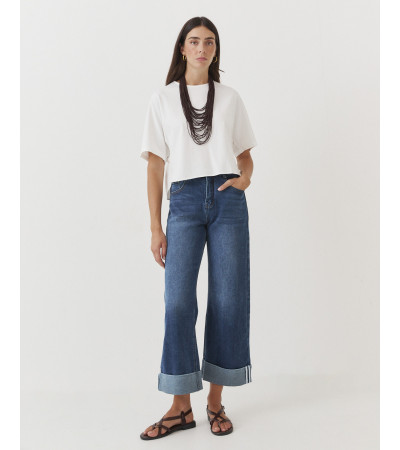 JEANS STRAIGHT CON FAJA INTERNA
