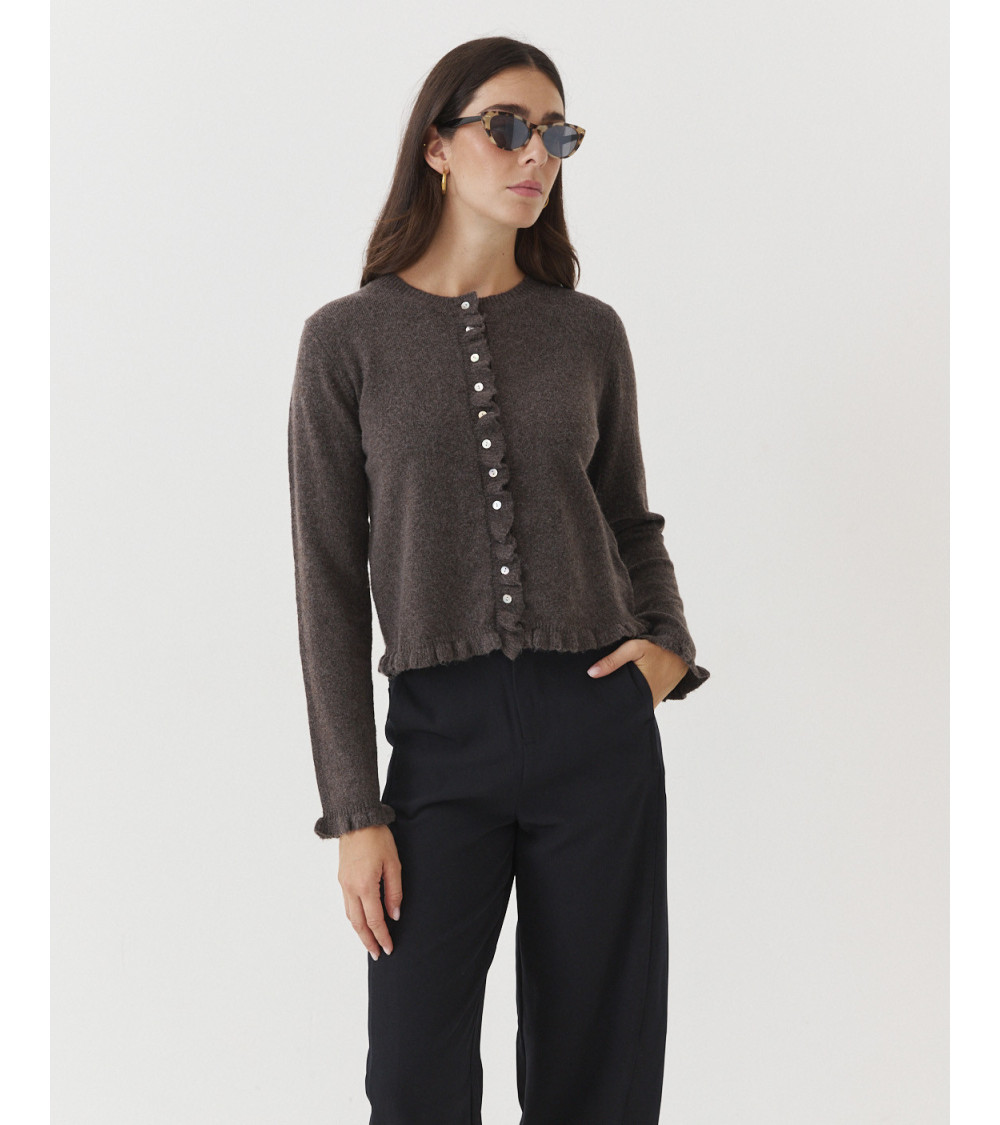 CARDIGAN PUNTO VOLANTES