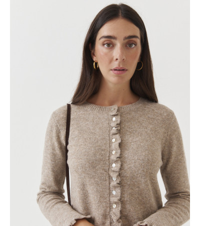 CARDIGAN PUNTO VOLANTES