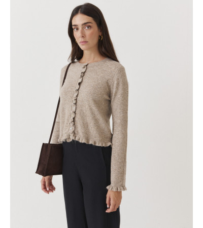 CARDIGAN PUNTO VOLANTES