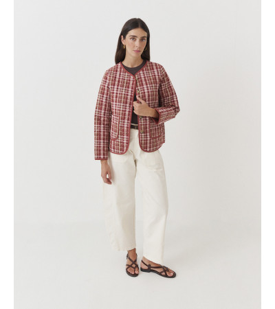 CHAQUETA MATELASSÉ CUADROS