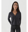 CARDIGAN CUELLO PICO ENCAJE