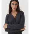 CARDIGAN CUELLO PICO ENCAJE