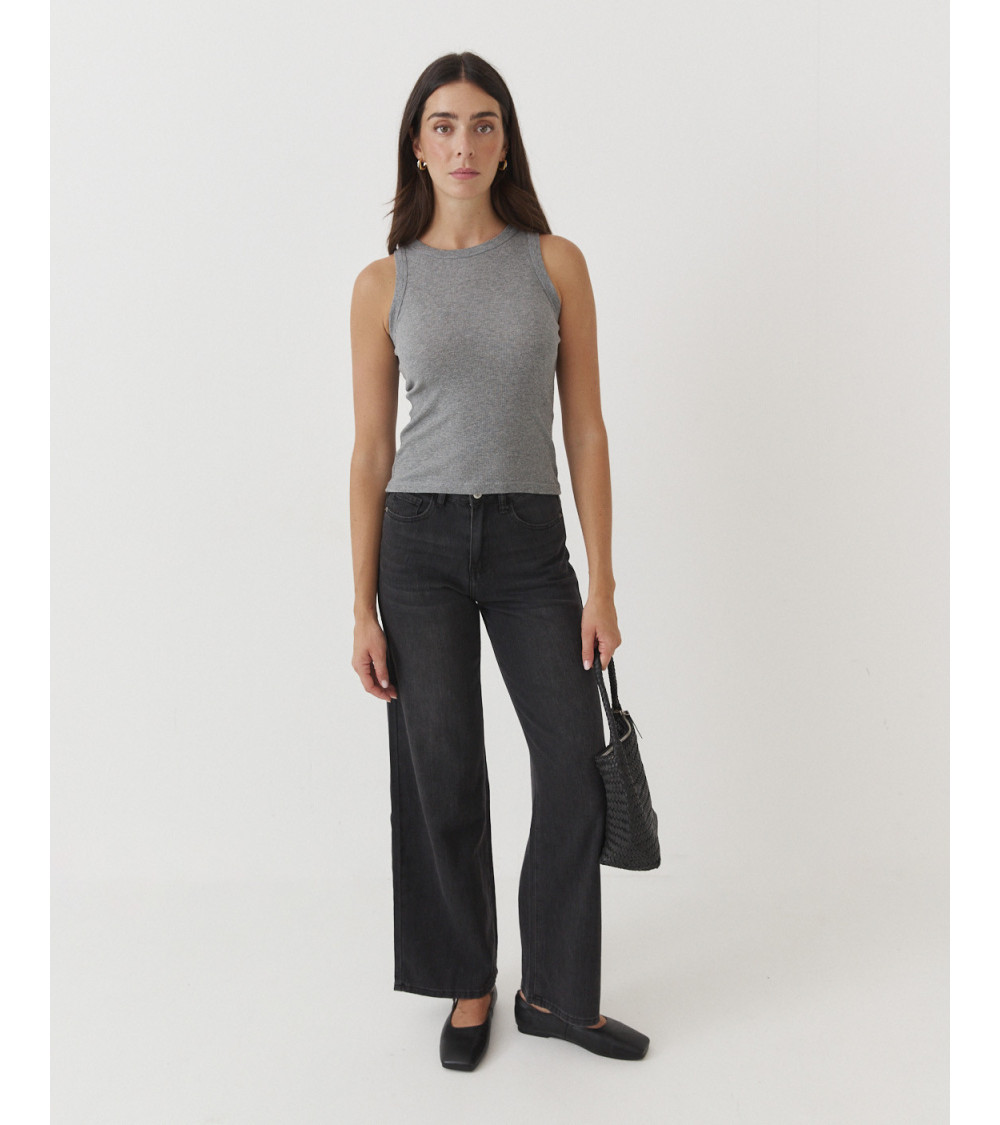 Jeans Straight Leg de Tiro Alto para mujer | MULAYA