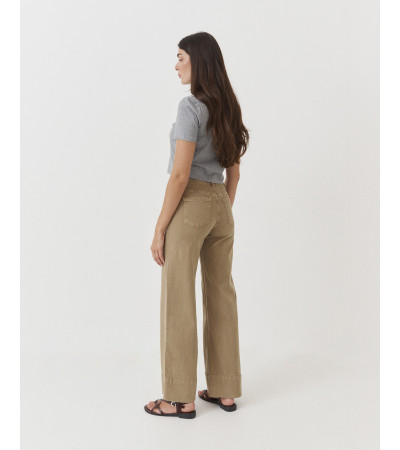 Jeans Wide Leg de Tiro Alto para Mujer | MULAYA