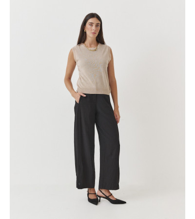 Pantalón Wide Leg con Bolsillos para Mujer | MULAYA