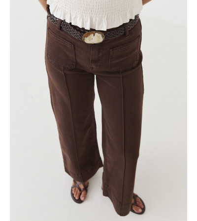 Jeans Wide Leg de Tiro Alto para Mujer | MULAYA