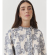 Blusa Oriental Bordada con Estampado de Flores para mujer | MULAYA
