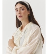 Blusa Semitransparente con Volantes para Mujer | MULAYA