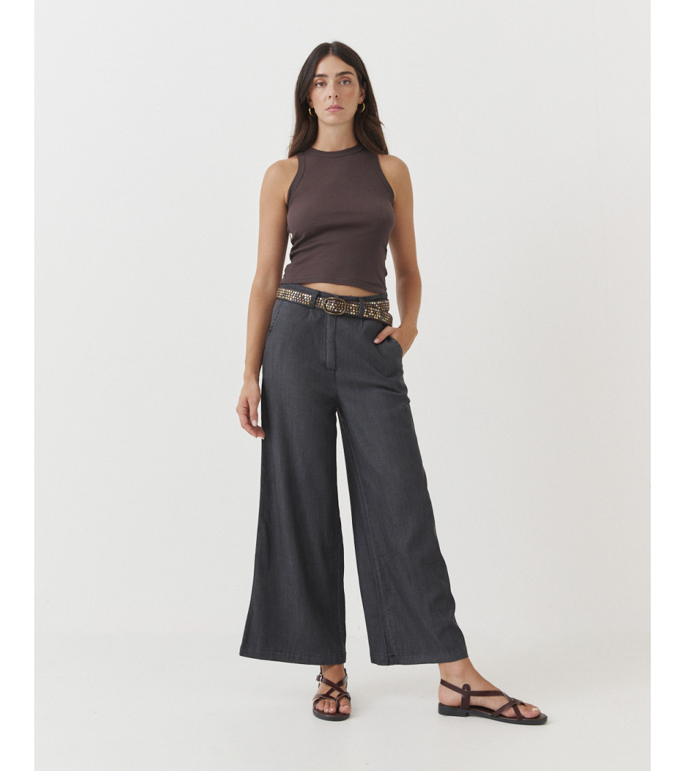 PANTALÓN WIDE LEG DENIM LIGERO LYOCELL | MULAYA