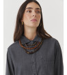 CAMISA DENIM LIGERO SOLAPA BOLSILLO MANGA LARGA | MULAYA