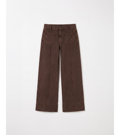 Jeans Wide Leg de Tiro Alto para Mujer | MULAYA